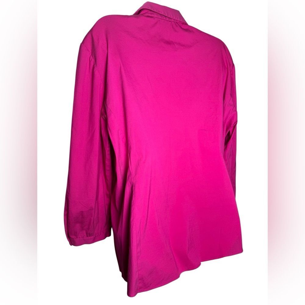 Lafayette 148 Ruched Button Down - Picture 9 of 11